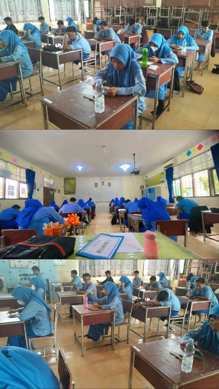 Pelaksanaan Asesmen Kelas XII MAN 3 Pekanbaru