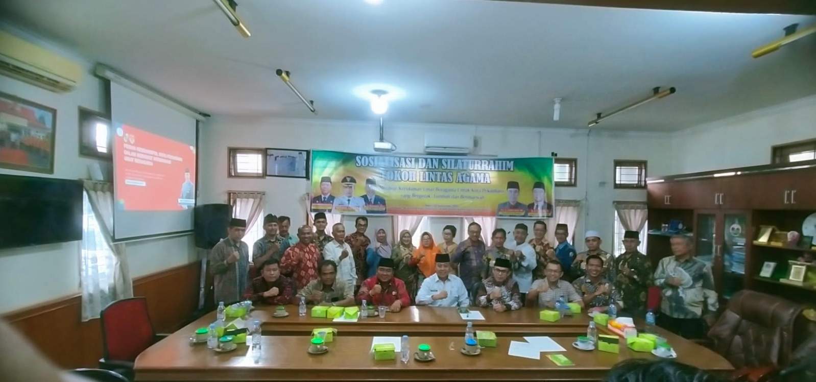 MAN 3 IKUT SOSIALISASI DAN SILATURRAHMI TOKOH LINTAS AGAMA SE KOTA PEKANBARU