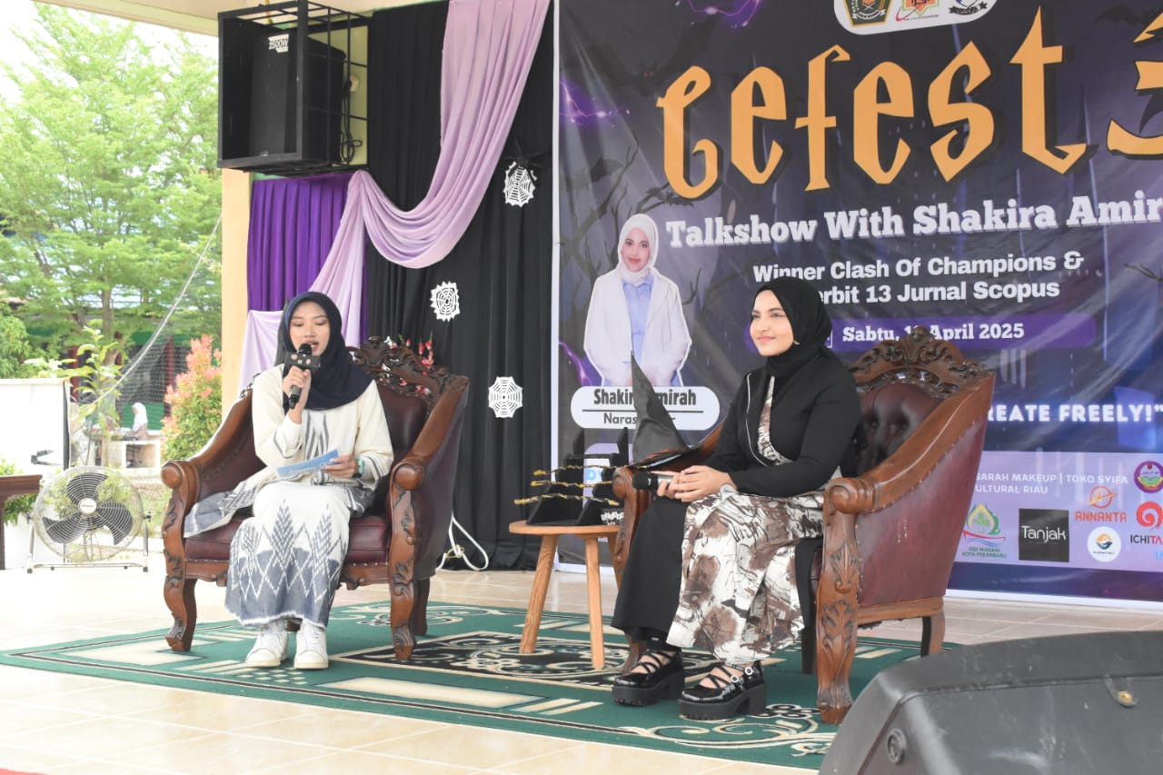 Puncak Gefest Ke-3 , Adakan Talkshow Bersama Shakira Amirah