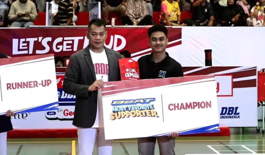Ultras MAN Three Raih Gelar Best Favorite Supporter di Ajang DBL Riau 2025.